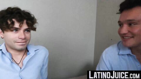Naught latino Enrique Mudu and Joe Dave spends horny threesome with me