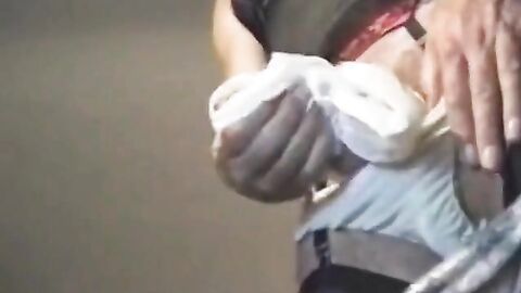 First Time with Pad in Panties - Vintage Amateur Crossdresser Fun!