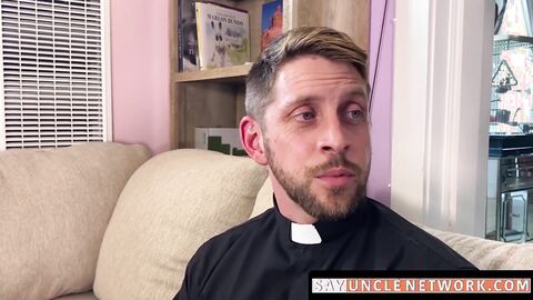 SayUncleNetwork.com - Twink's sins absolved with a hard bareback pounding instead