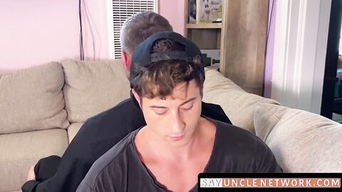 SayUncleNetwork.com - Twink's sins absolved with a hard bareback pounding instead