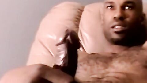 JoeSchmoeXXX.com - Amateur black dude strips and pumps his raging hard cock