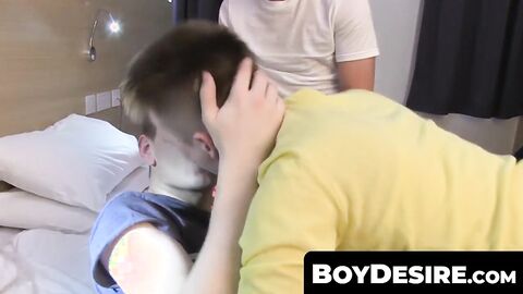 BoyDesire.com - Twink couple's hot office anal ramming session