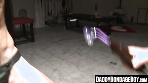 DaddyBondageBoy.com - BDSM hunk's electro toy torment in a sexy and fetish-filled ses