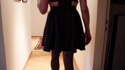 Leather Skirt, Red Heels: Crossdresser's Solo Play