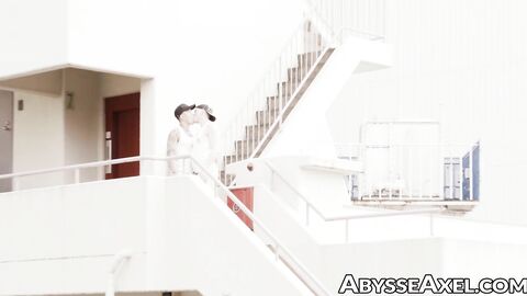 Lustful Axel Abysse licked rosebud and fisted hard the sexy ass of inked Yoshi Kawasa