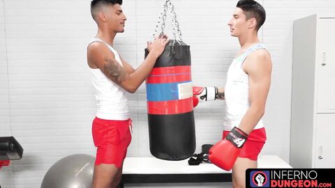 InfernoDungeon.com - Apollo Fates' raw breeding and fisting session with jock Jim Fit