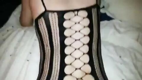 Sissy's Interracial Bareback Creampie