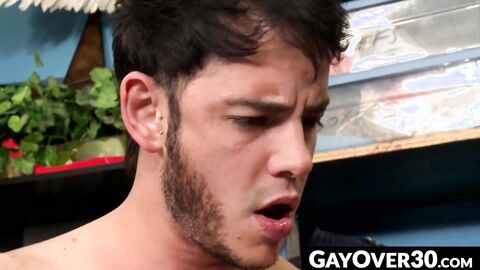 GayOver30.com - Rego Bello's raw cock thrusts into Fernando Del Rios's hungry hole