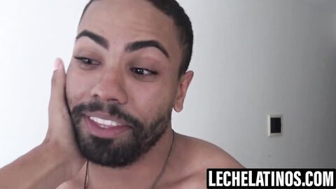 LecheLatinos.com - Thiago moans with my raw cock in his mouth