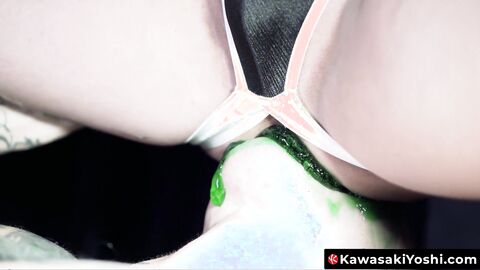 KawasakiYoshi.com - Deviant dom Jin Ueo fills Yoshi Kawasakis hole with goo in kinky
