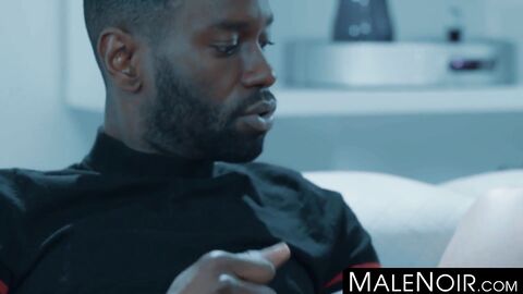 MaleNoir.com - Interracial anal sex with hung gays Pierce Paris and Taye Scott fuckin