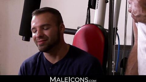MaleIcons.com - Nick's slow, sensual dick movements driving his partner wild with ple