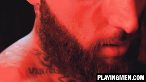 PlayingMen.com - Tony D Angelo lets Rocky Vallarta worship his cock at the glory hole