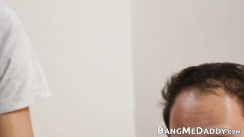 Slutty twink Jesse seduces his priest Victor into railing him raw