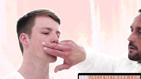 SayUncleNetwork.com - Cute young Mormon raw fucked and cream pied by handsome elder