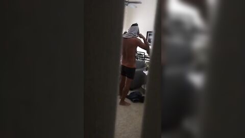 Big-Cock Daddy Barebacks His Neighbor's Roommate