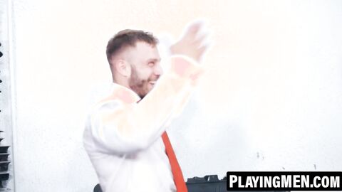 PlayingMen.com - Salesman Diego Reyes fingered and fucked by his boss