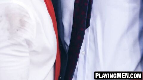 PlayingMen.com - Salesman Diego Reyes fingered and fucked by his boss