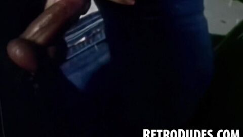 RetroDudes.com - Horny guys including Roy Garett gather for a hot cock stroking sessi