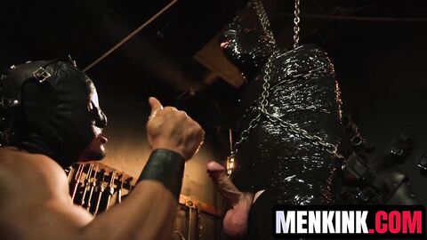 Dillon Diaz spares no mercy yanking Tony Orlandos swelling cock