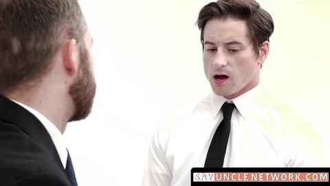 SayUncleNetwork.com - Obedient twink bareback banged then creampied after exam