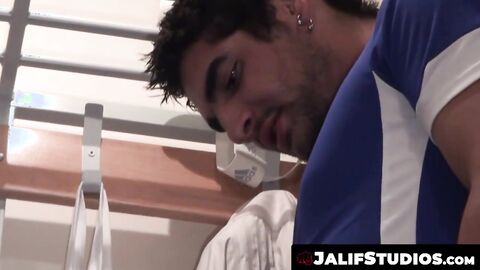 Cyril Bigdick gives his gym buddy hard and deep pounding