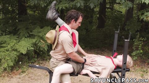 Drew and Greg McKeon workout session turns out to be steamy