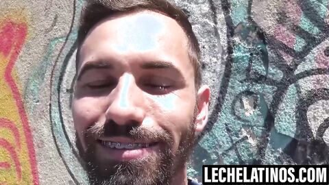 LecheLatinos.com - Gay for pay Alexis sucks my balls and dick