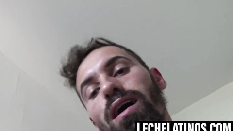 LecheLatinos.com - Gay for pay Alexis sucks my balls and dick