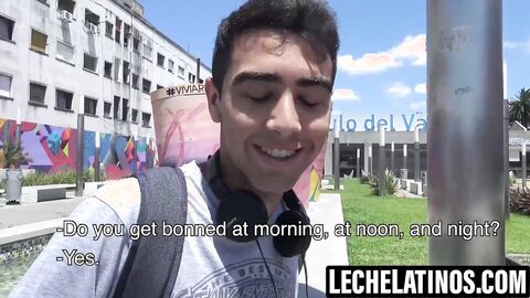 LecheLatinos.com - Blessed huge cock penetrates bearded Lios wet hole