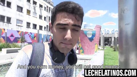 LecheLatinos.com - Blessed huge cock penetrates bearded Lios wet hole