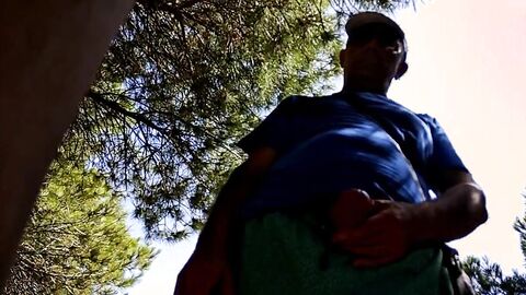 Daddy's Big Cock Outdoors