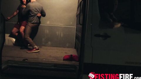 Innocent Cazden Hunter agrees to indulge in a wild sexy cock play with strangers