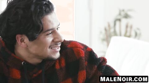 MaleNoir.com - Armond Rizzo's ass withstands a massive dick surprise