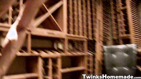 Twink Jasper Robinson relentlessly strokes his cock and fingers solo