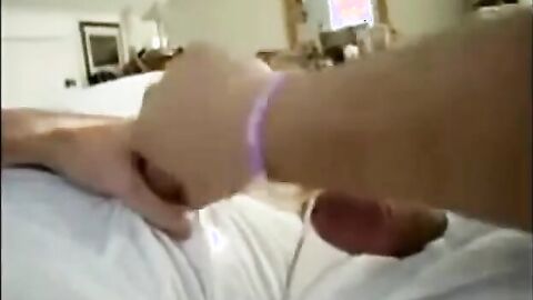 Morning Wood Jerk Off Session