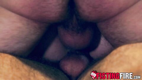 Submissive Derek Kage loves double penetration from hunk dominator