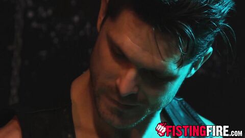 Submissive Grant Ducati takes a crop and electroshocks cattle prodder in the dungeon