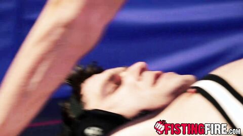 Wrestling stud Shane Cock dominates hunk Devin Franco in this hot scene