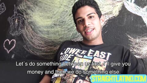 Two horny latin guys Kendro and Ivan relish every inch of my gigantic boner