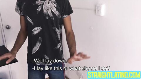 My hard cock gets sucked by sensual twink Bam Bam after I massage his body