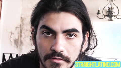 Cute hipster Emi cums all over himself after shoving my dick deep into his raw ass