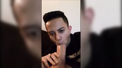 Big Cock Blowjob by Amateur Twink