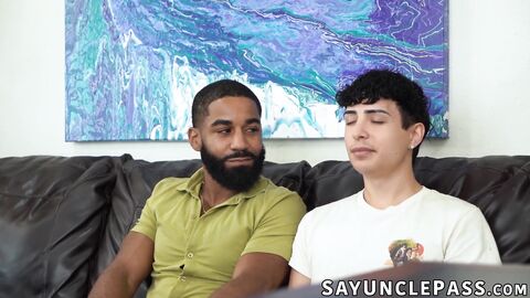 Shadow strips off naked in front of his shy patient Romeo Rivera