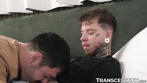 Nico Coopa sinks deep into his FTM sister Alexanders warm pussy