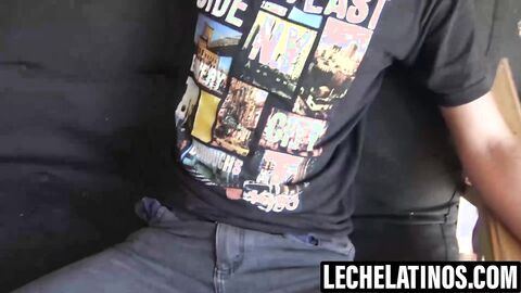 LecheLatinos.com - Latinos Kendro and Ivan relish my gigantic boner