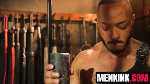 Restrained Tony Orlando moans as Dillon Diaz torments his body