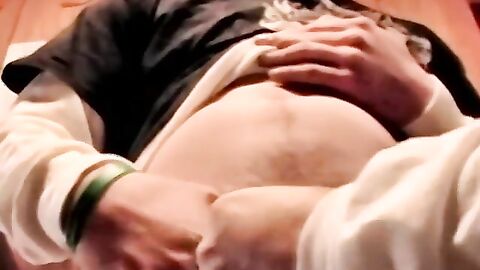 JoeSchmoeXXX.com - Gay amateur sucks a big fat cock in kinky threesome