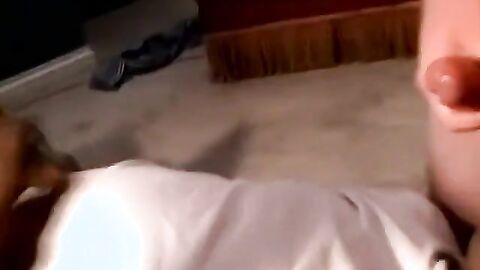 JoeSchmoeXXX.com - Ebony amateur feasts on white cock and balls