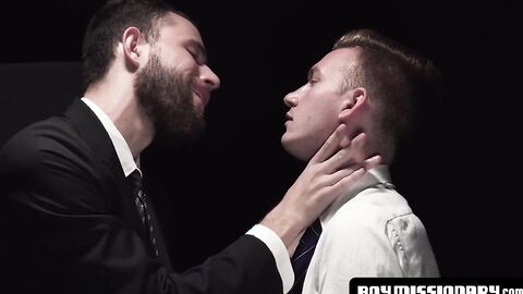 BoyMissionary.com - Pastor's taboo raw fucking with an innocent twink